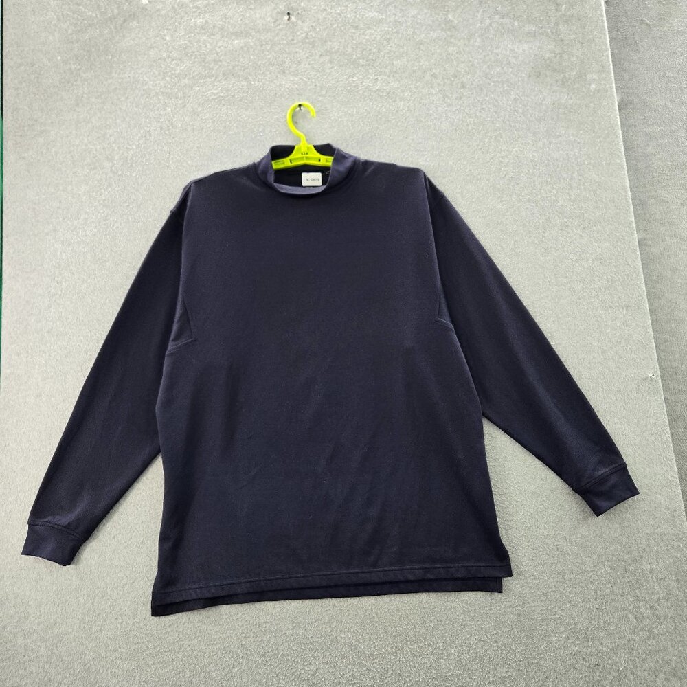 FootJoy Men Activewear Shirt 2XL Black Golf Performance Mock Neck Base Layer